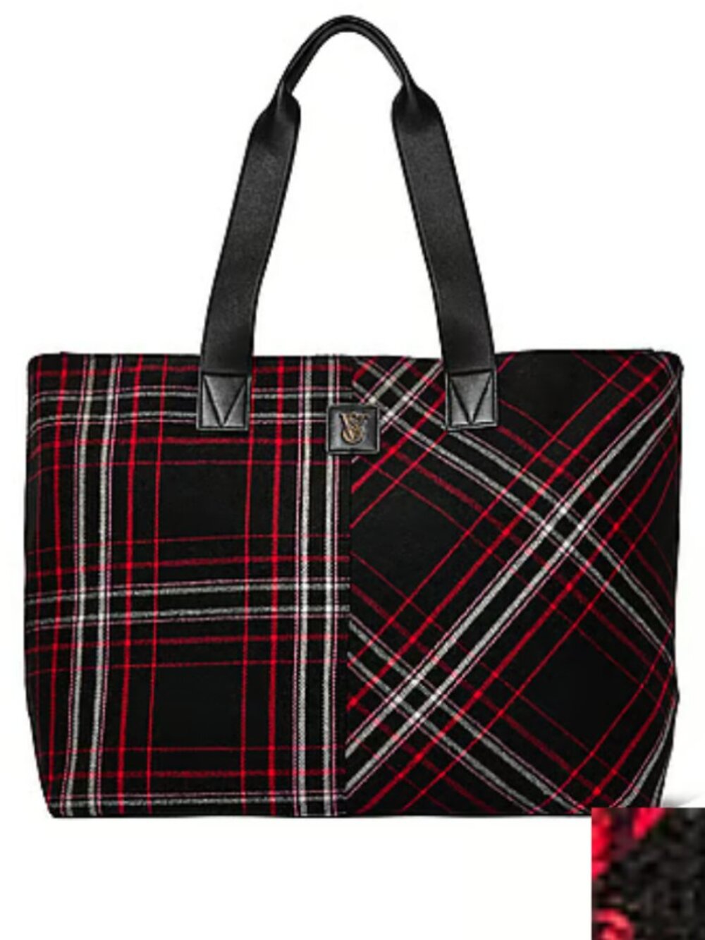 Victoria's Secret Plaid Tote Bag